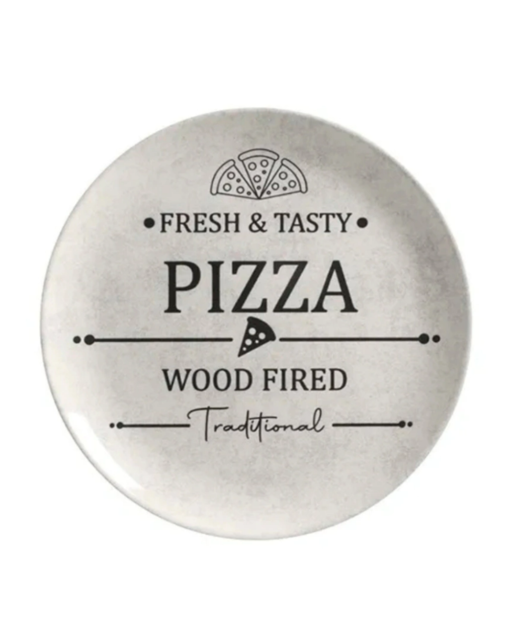 Conjunto com 6 Pratos Rasos de Pizza