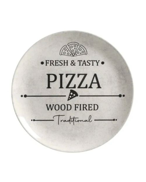 Conjunto com 6 Pratos Rasos de Pizza