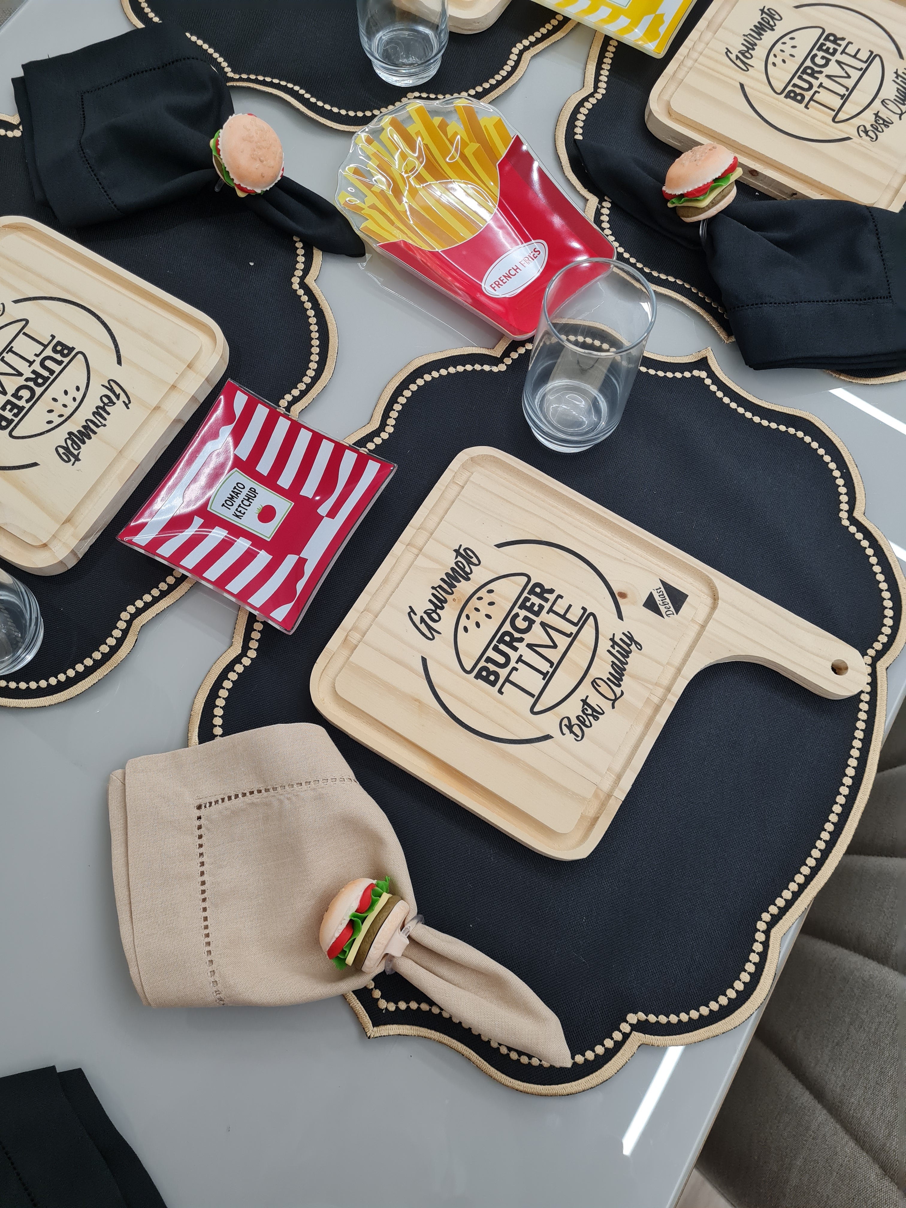 Porta Guardanapo de Hamburguer