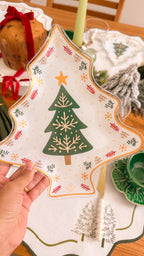 Kit 3 Petisqueiras e Travessas de Natal