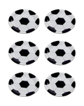 Kit de 6 Pratos de Sobremesa Bola de Futebol