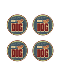 Conjunto com 4 Pratos de Sobremesa Hot Dog