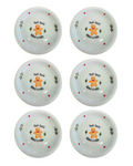 Conjunto com 6 Pratos de Sobremesa Gingerbread