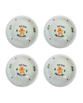 Conjunto com 4 Pratos de Sobremesa Gingerbread