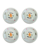 Conjunto com 4 Pratos de Sobremesa Gingerbread