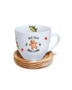 Conjunto com 4 Xícaras Gingerbread