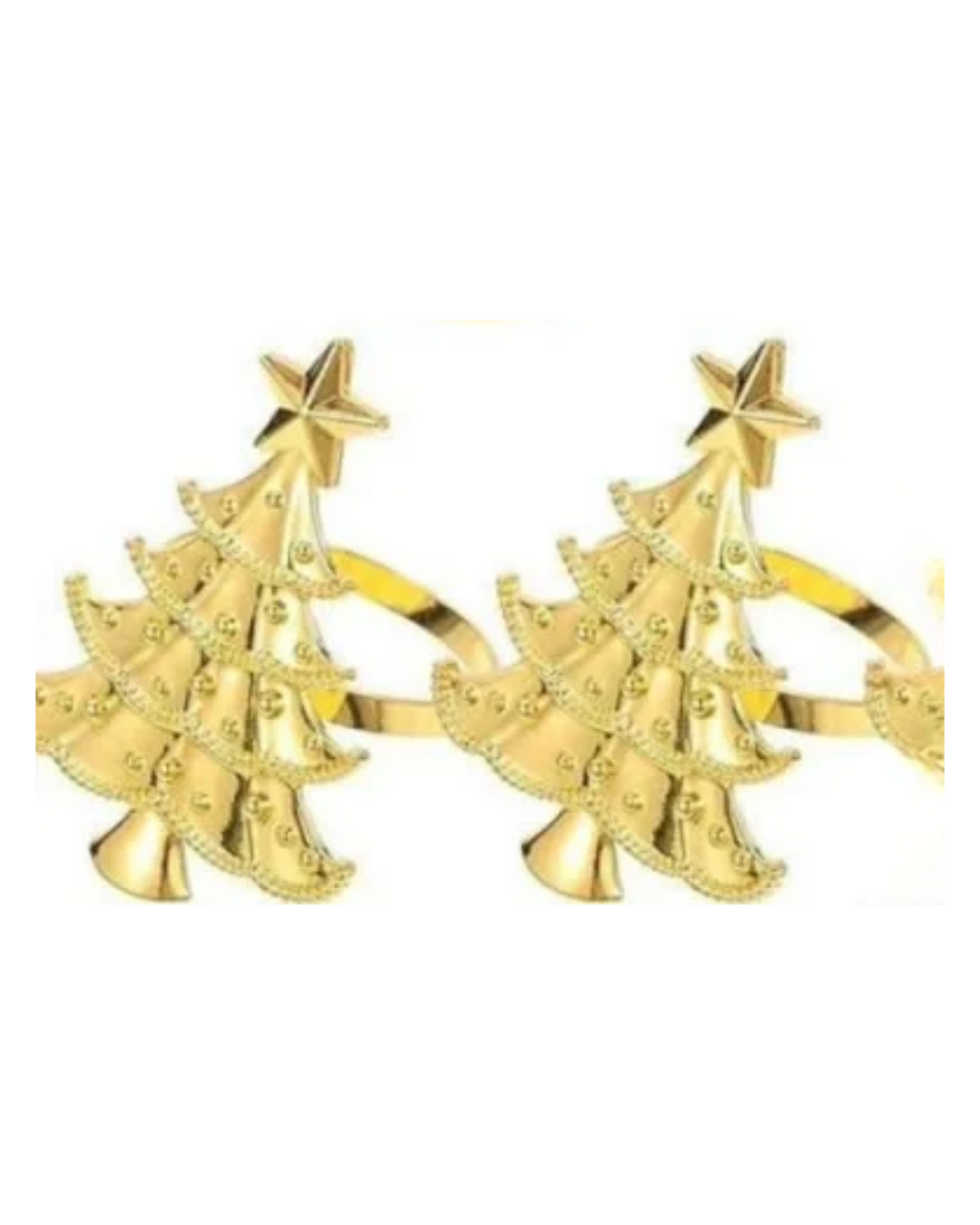 Porta Guardanapo Pinheiro Dourado