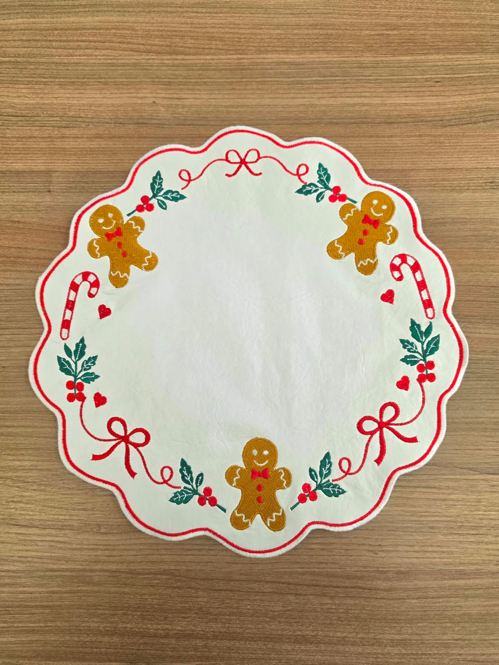 Lugar Americano Gingerbread - Dupla Face