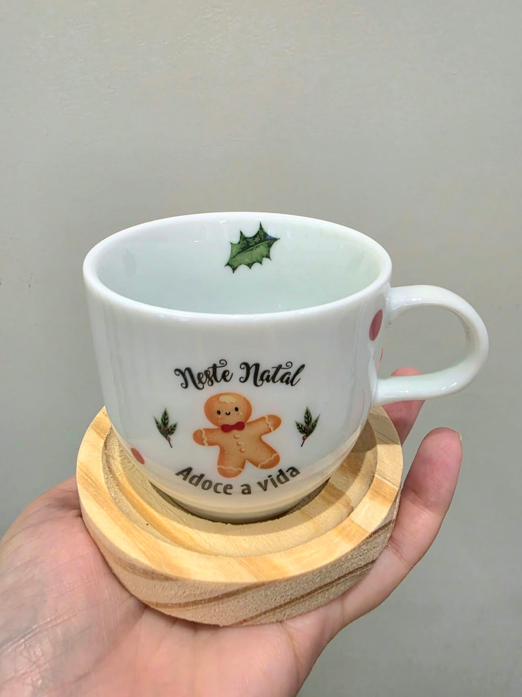 Conjunto com 6 Xícaras Gingerbread