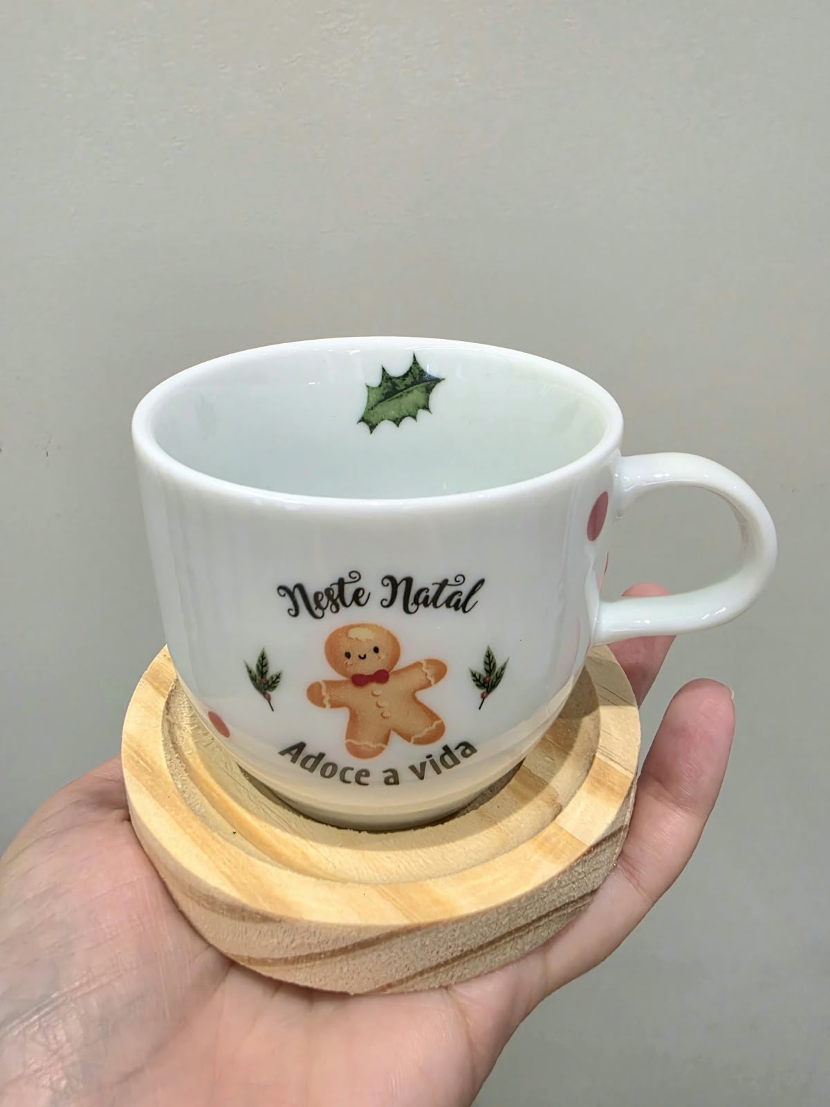 Conjunto com 6 Xícaras Gingerbread