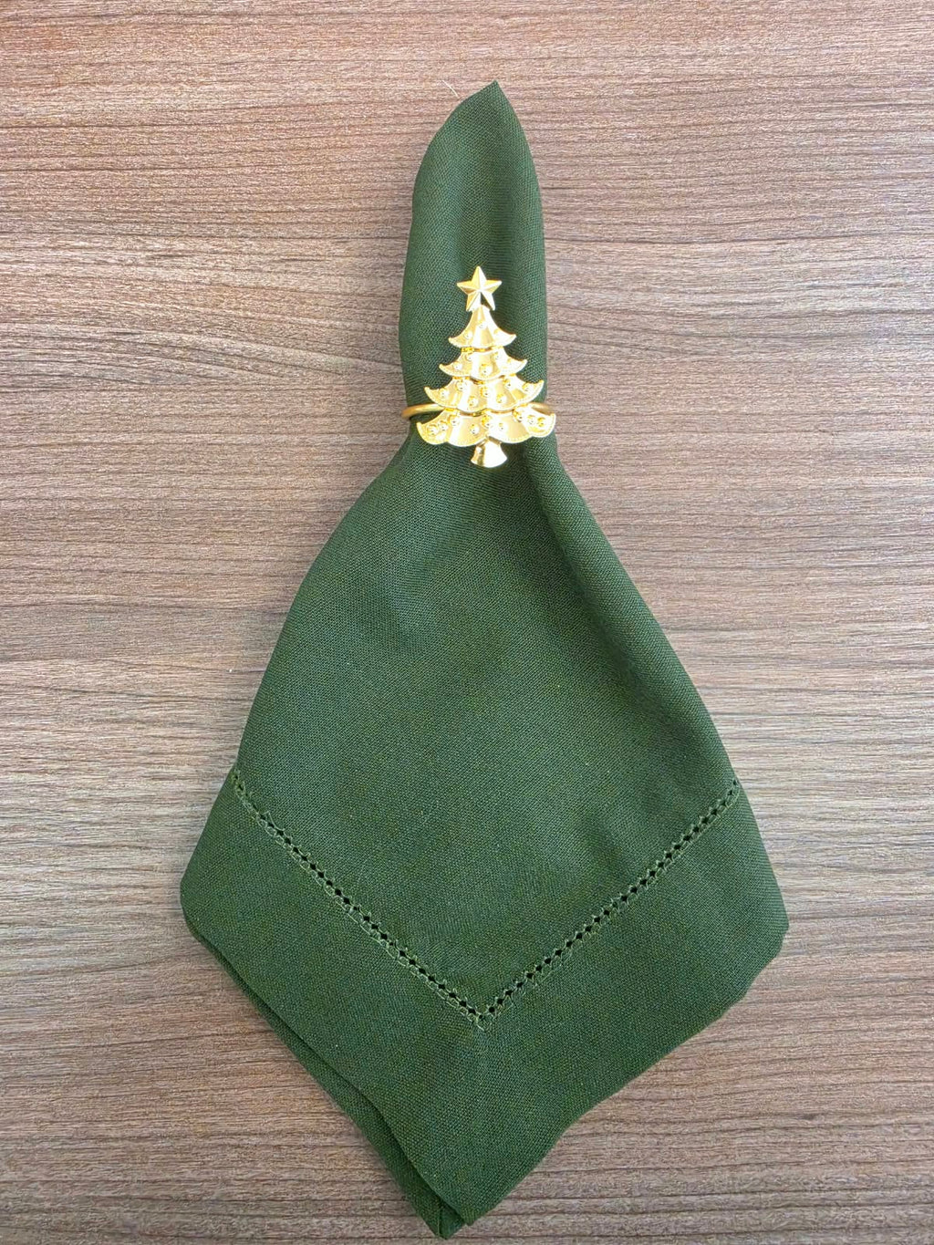 Porta Guardanapo Pinheiro Dourado