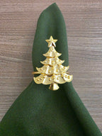 Porta Guardanapo Pinheiro Dourado