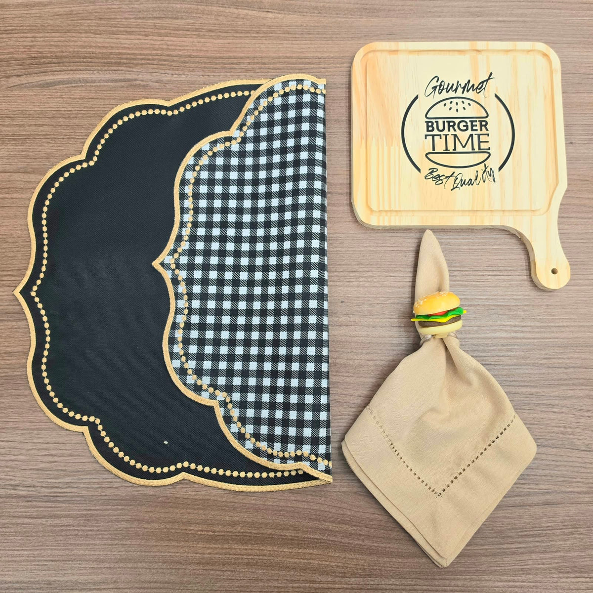 Kit Hambúrguer COM Tábua
