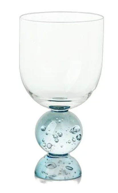 Taça Bubble Meia Lua Azul