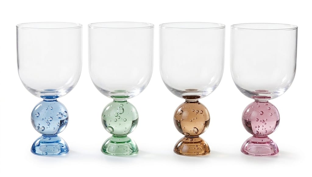 Conjunto de 4 Taças Bubble Meia Lua