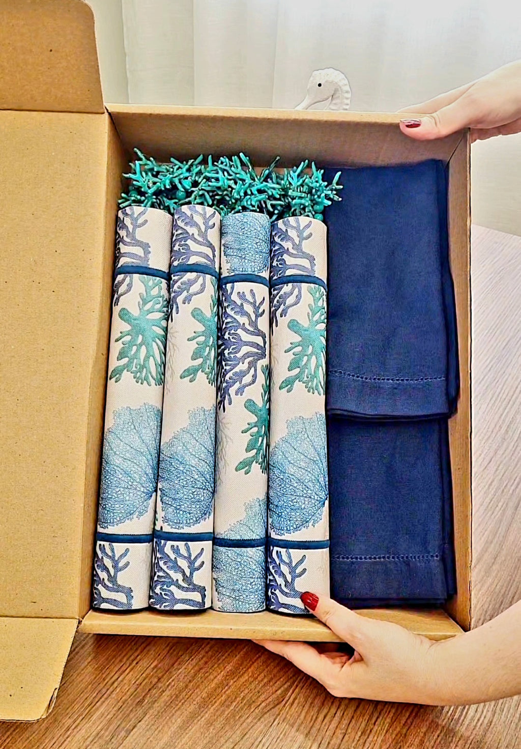 Kit Coral Azul
