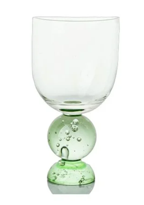 Taça Bubble Meia Lua Verde
